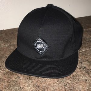 Vans Off The Wall Black Fitted Hat Cap